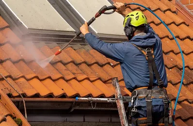 Démoussage et hydrofuge de toiture à Winnezeele